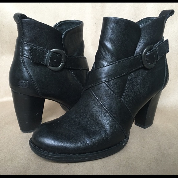 born black ankle boots